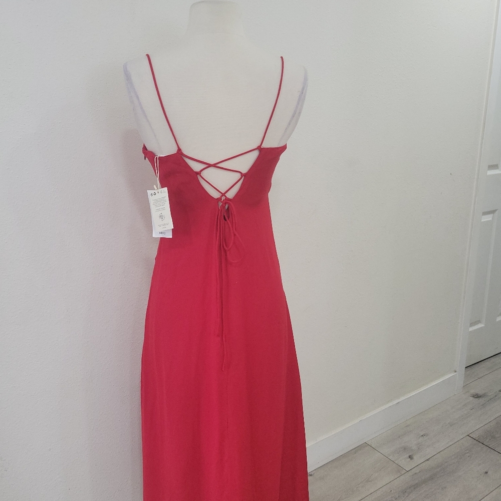 Mango Red Maxi Dress - Picture 3 of 15